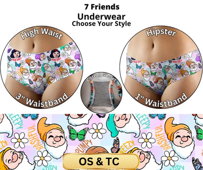 7 Friends Hipster Underwear