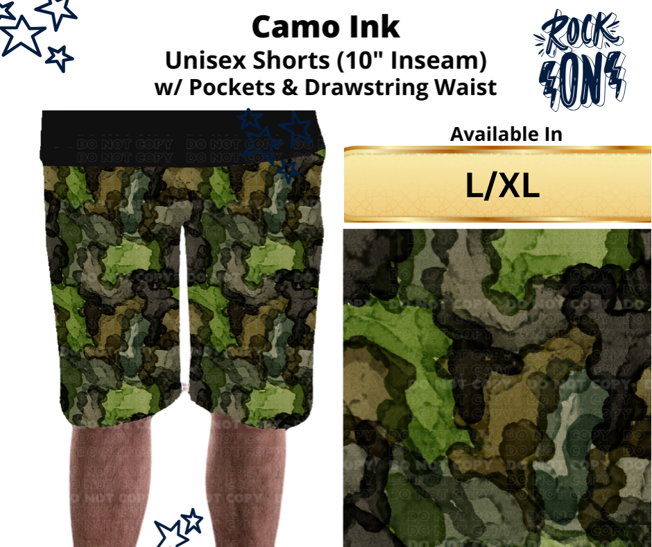 Camo Ink Unisex Shorts