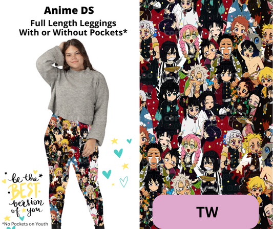 Anime DS Full Length Leggings w/ Pockets