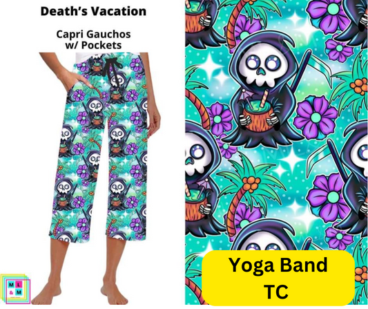 Death's Vacation Capri Gauchos