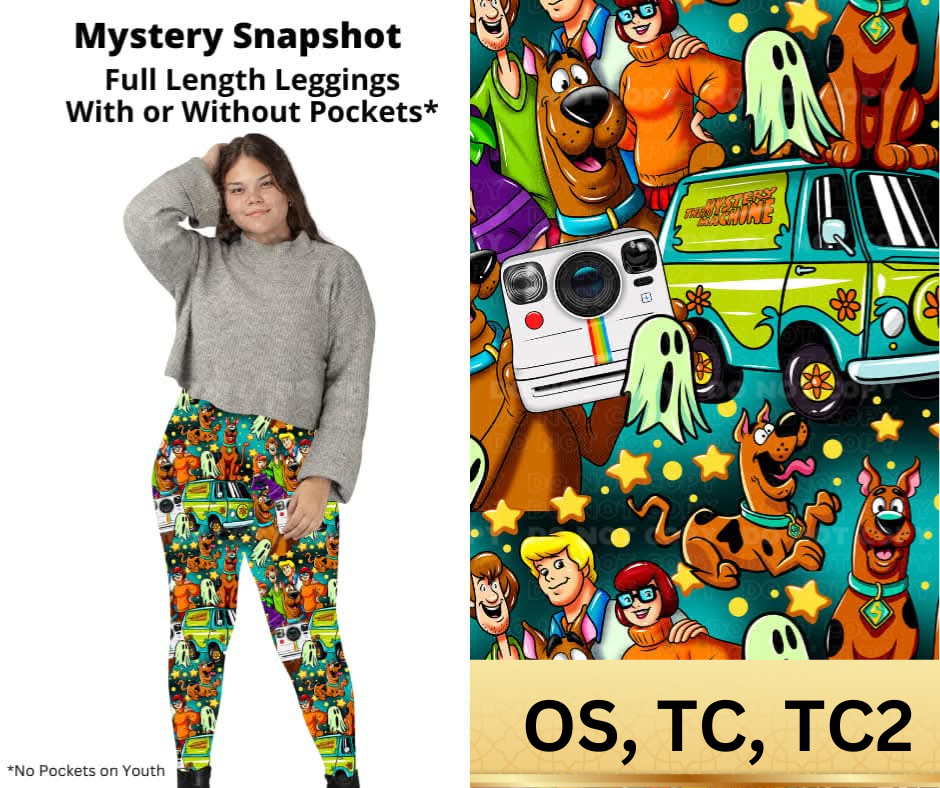 Mystery Snapshot Full Length Leggings w/ Pockets