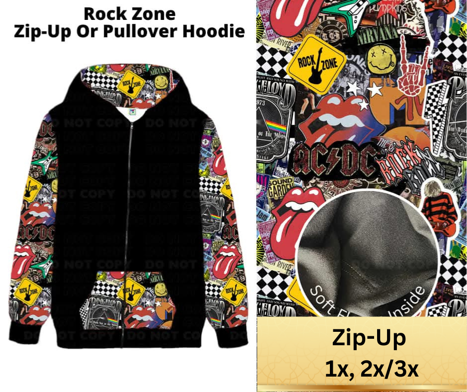 Rock Zone Zip-Up Hoodie