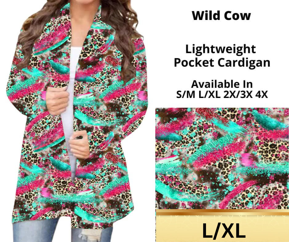 Wild Cow Pocket Cardigan