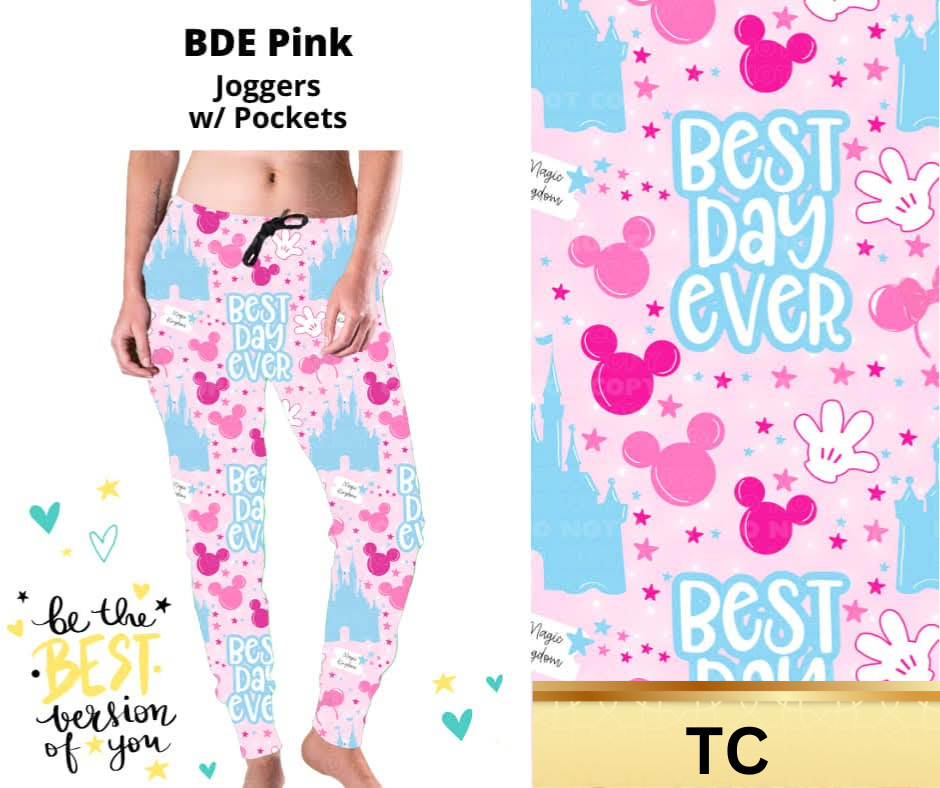 BDE Pink Joggers