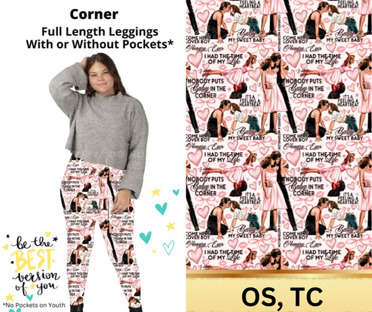 Corner Full Length Leggings w/ Pockets