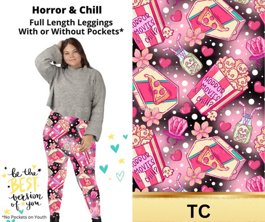 Horror & Chill Full Length Leggings w/ Pockets