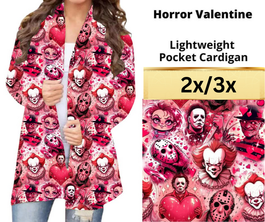 Horror Valentine Pocket Cardigan