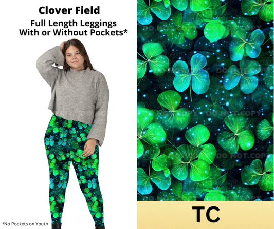 Clover Field Full Length Leggings w/ Pockets