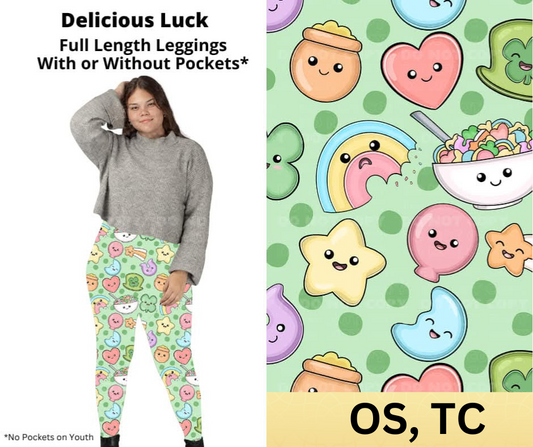 Delicious Luck Full Length Leggings w/ Pockets