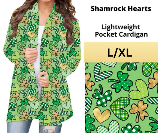 Shamrock Hearts Pocket Cardigan