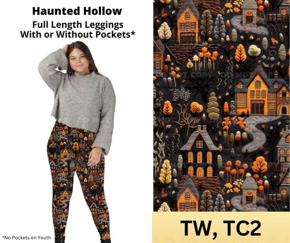 Haunted Hollow Full Length Leggings w/ Pockets