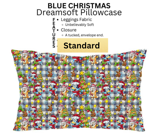 Blue Christmas Dreamsoft Pillowcase