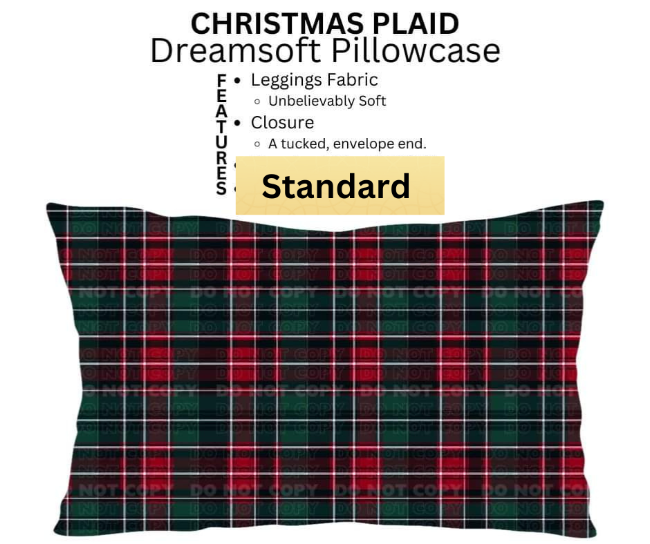 Christmas Plaid Dreamsoft Pillowcase