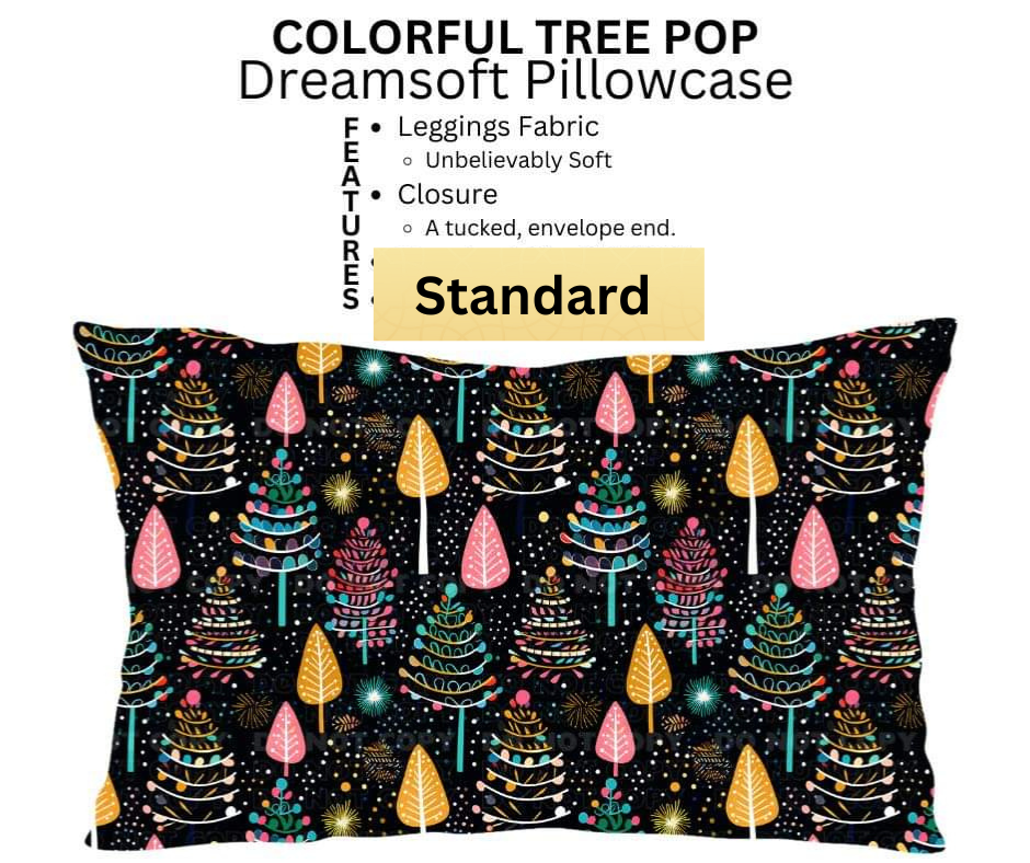 Colorful Tree Pop Dreamsoft Pillowcase