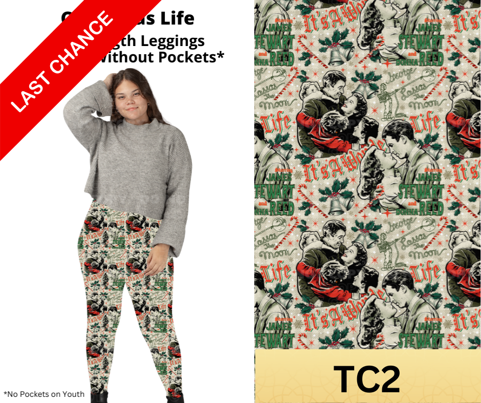 Christmas Life Full Length Leggings w/ Pockets