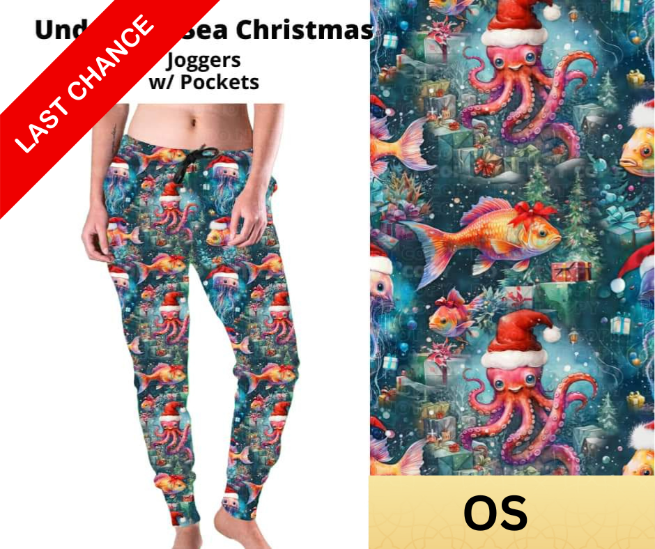 Under The Sea Christmas Joggers