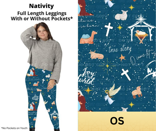 Nativity Full Length Leggings w/ Pockets