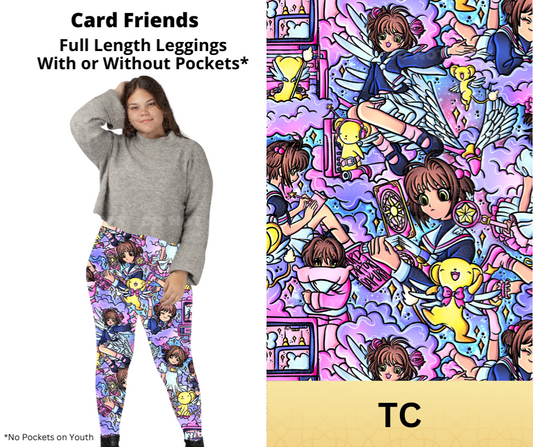 Card Friends Full Length Leggings w/ Pockets