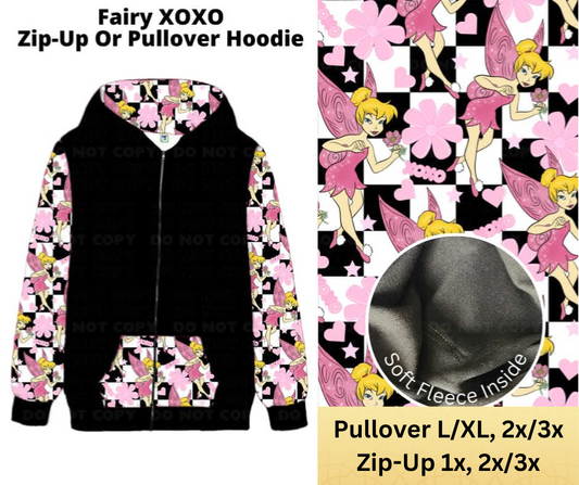 Fairy XOXO Zip-Up or Pullover Hoodie