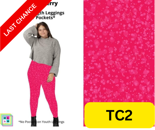 Strawberry Full Length Leggings w/ Pockets