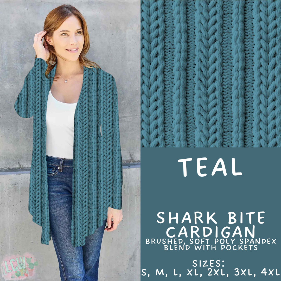 Batch #596 - Sweater Weather - Closes 10/9 - ETA early Dec - Teal Cardigan