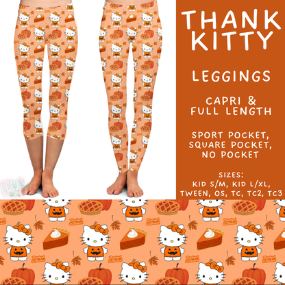 Batch #583 - Magical Character Fall - Closes 9/9 - ETA early Nov - Thank Kitty Full and Capri Length Leggings