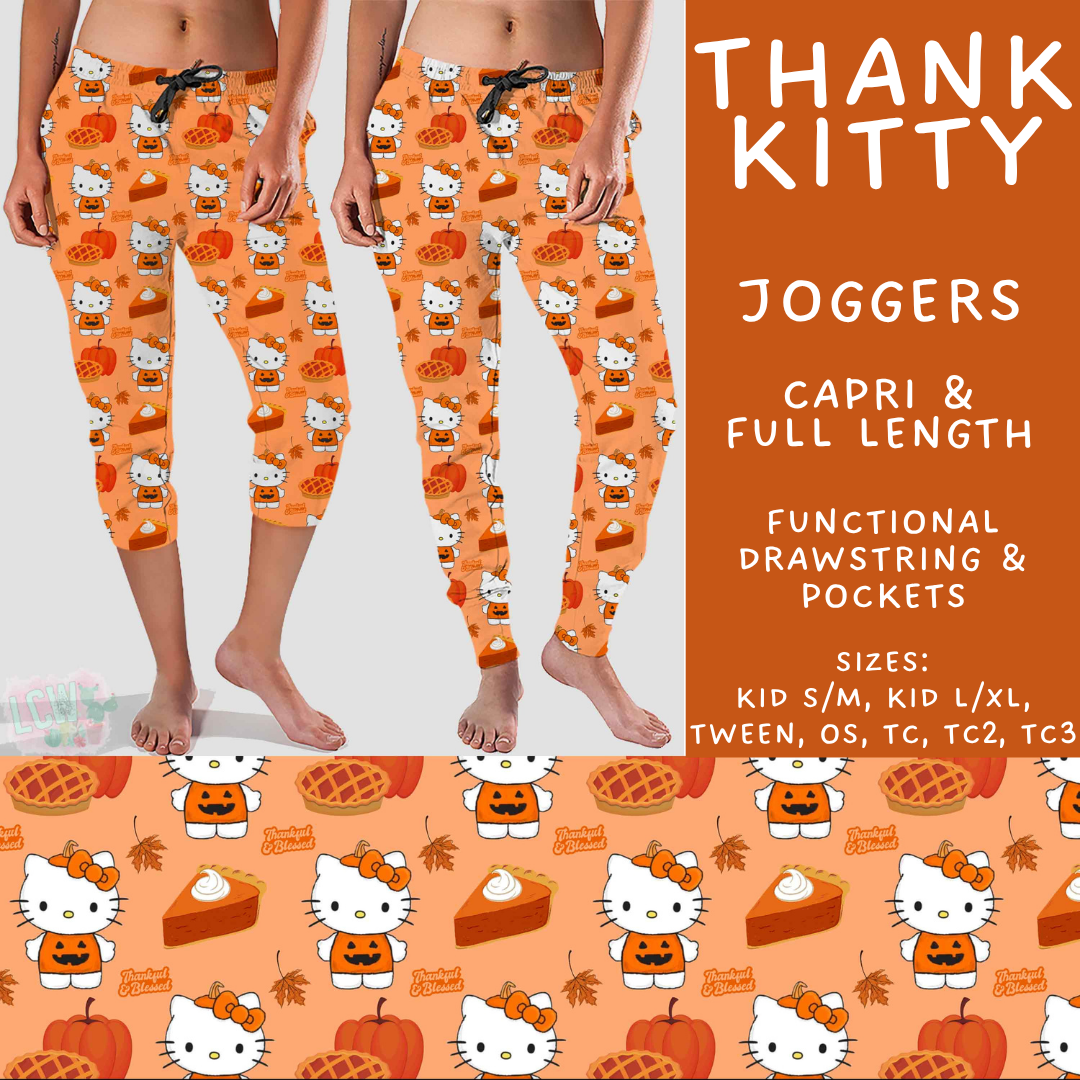 Batch #583 - Magical Character Fall - Closes 9/9 - ETA early Nov - Thank Kitty Full and Capri Length Joggers
