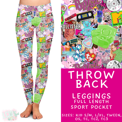 Batch #468 - Fun Run 18 - Closes 12/26 - ETA late Feb - Throw Back Full Length Leggings