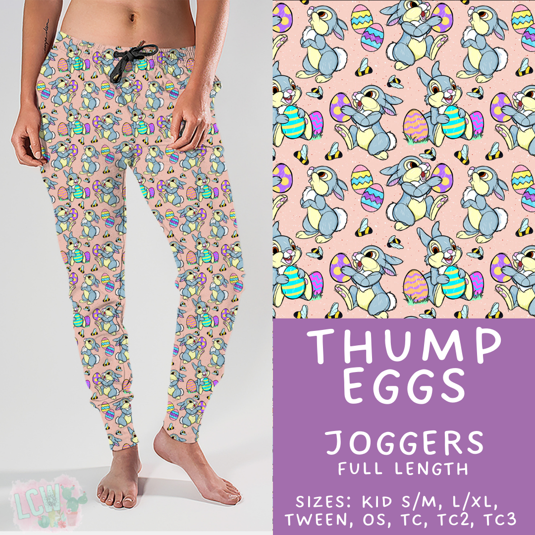Batch #477 - Magical Character Easter - Closes 1/12 ETA - Early March - Thump Eggs Joggers