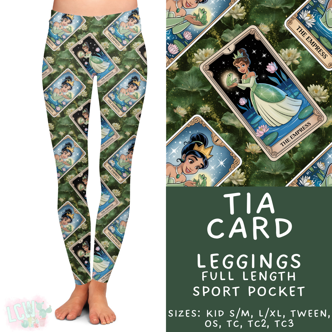 Batch #474 - Princess Tarot - Closes 1/12 - ETA early/mid March - Tia Card Full Length Leggings