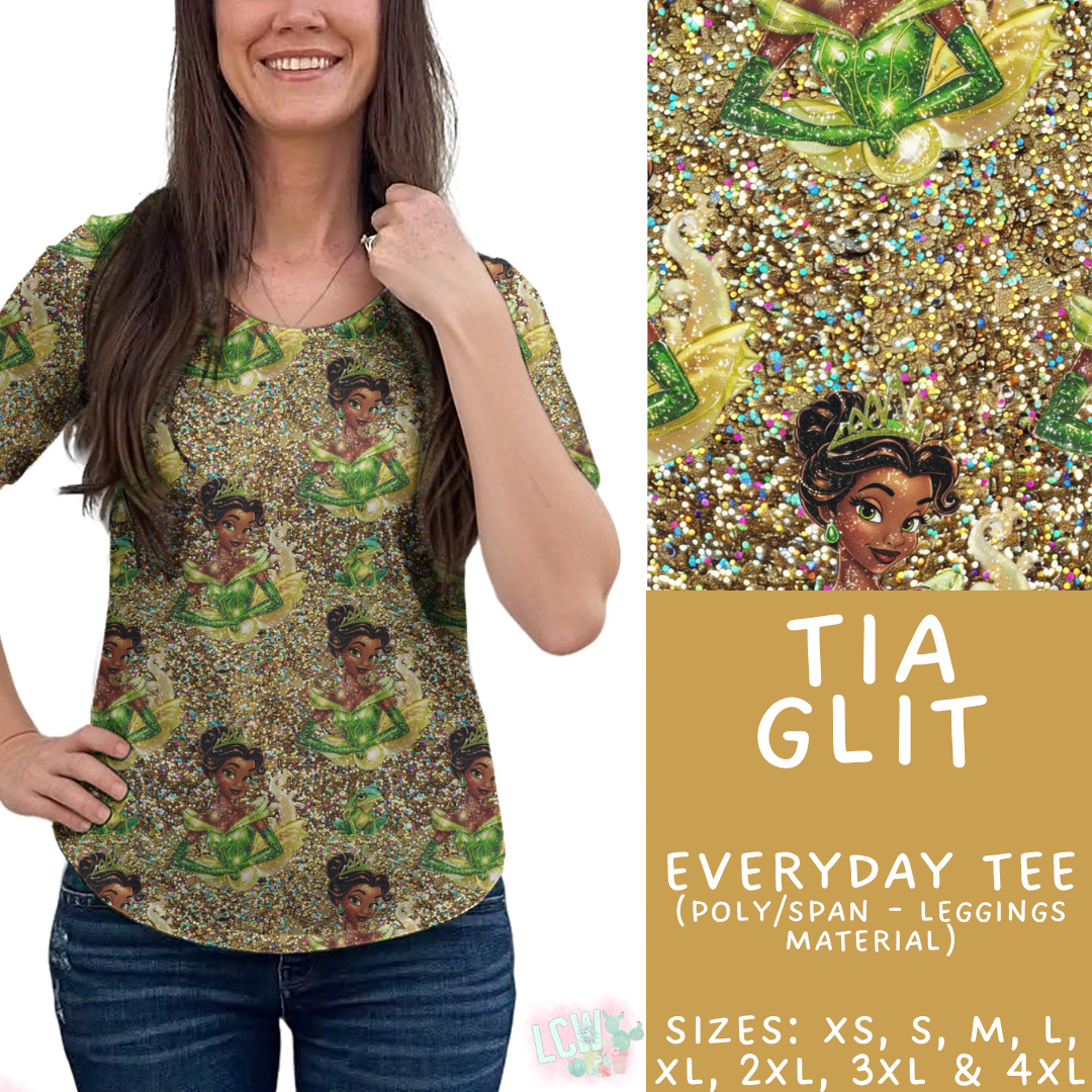 Batch #557 - Princess Glitter - Closes 7/17 - ETA mid Sept - Tia Glit Everyday Tank & Tee