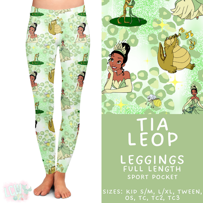 Batch #467 - Princess Leopard - Closes 12/24 - ETA late Feb - Tia Leop Full Length Leggings