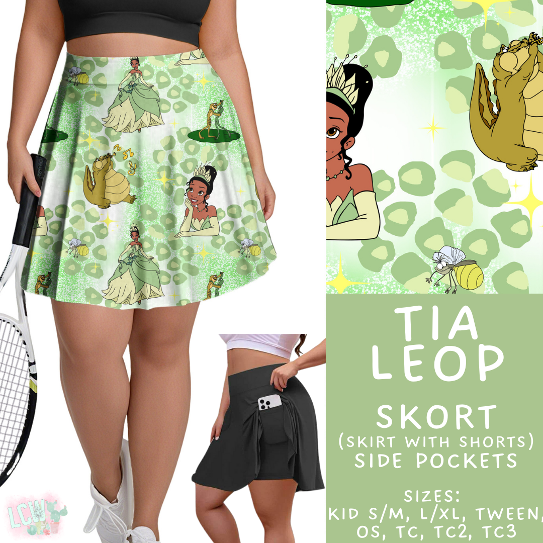 Batch #467 - Princess Leopard - Closes 12/24 - ETA late Feb - Tia Leop Skort