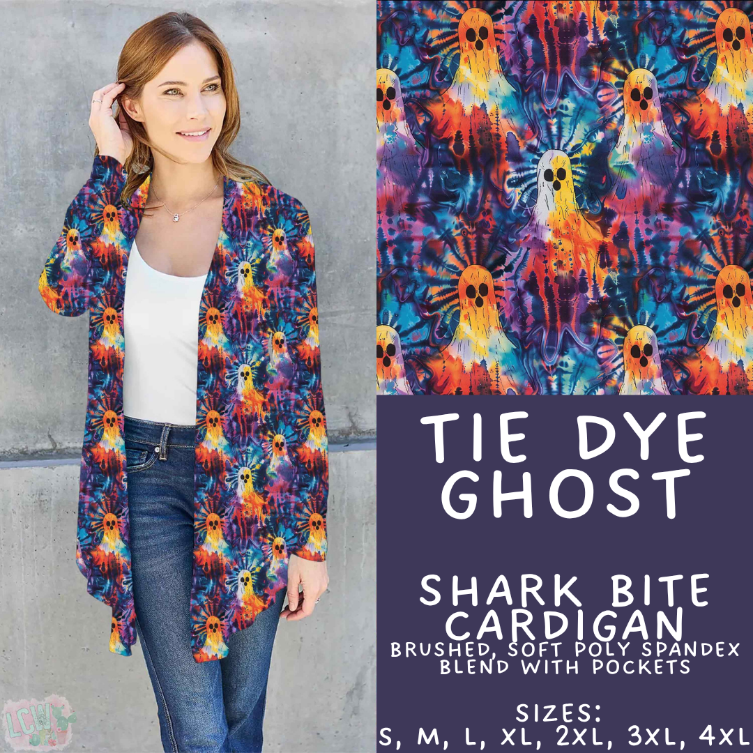 Batch #560 - Halloween 4 - Closes 7/26 - ETA late Sept - Tie Dye Ghost Cardigan