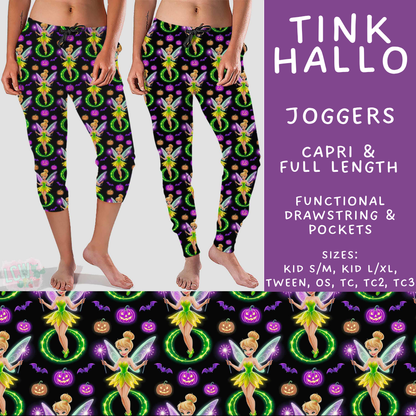 Batch #569 - Princess Halloween - Closes 8/14 - ETA early/mid Oct - Tink Hallo Full and Capri Length Joggers