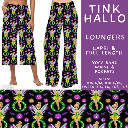 Batch #569 - Princess Halloween - Closes 8/14 - ETA early/mid Oct - Tink Hallo Capri and Full Length Loungers