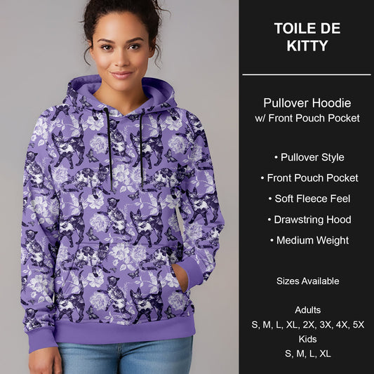 B266 - Preorder Toile de Kitty Pullover Hoodie (Closes 12/17. ETA late Feb.)