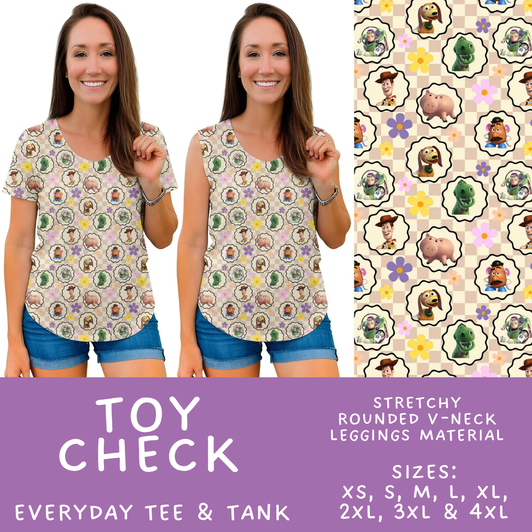 Batch #585 - Magical Faves 24 - Closes 9/14 - ETA mid Nov - Toy Check Everyday Tank & Tee