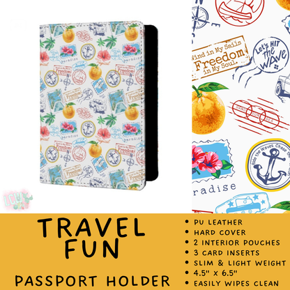 Batch #609 - Travel Collection 2 - Closes 11/6 - ETA early Jan - Travel Fun Passport Holder