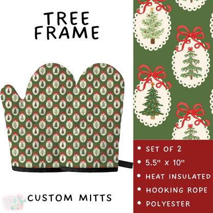 Batch #591 - Baking Spirits Bright 3 - Closes 9/28 - ETA mid/late Nov - Tree Frame Oven Mitts