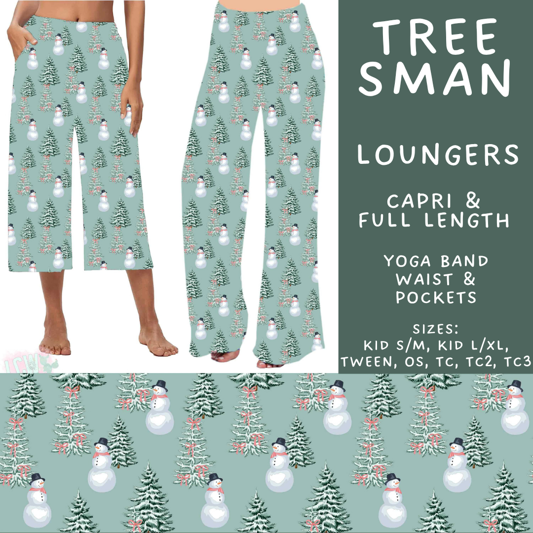 Batch #600 - Jingle all the Way 2 - Closes 10/19 - ETA early/mid Dec - Tree Sman Capri and Full Length Loungers