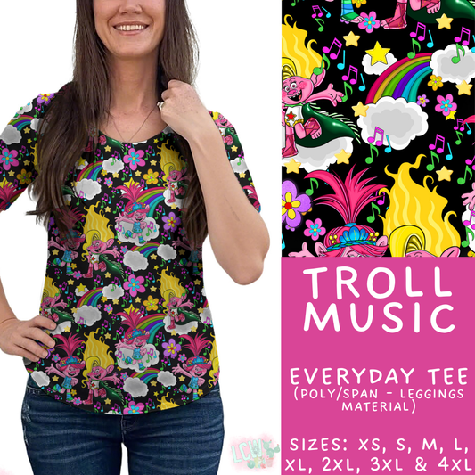 Batch #479 - Cool Characters 11 - Closes 1/21 - ETA mid/late March - Troll Music Everyday Tee