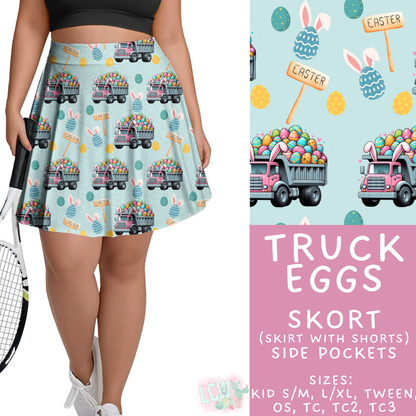 Batch #478 - Bunny Trail Collection - Closes 1/12 ETA - Early March - Truck Eggs Skort