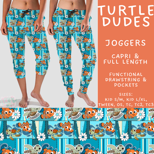 Batch #541 - Magical Faves 21 - Closes 6/10 - ETA mid August - Turtle Dudes Full and Capri Length Joggers