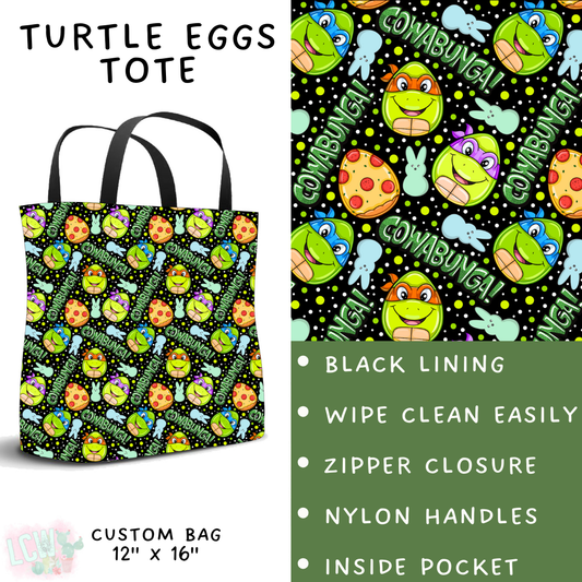 Batch #477 - Magical Character Easter - Closes 1/12 ETA - Early March - Turtle Eggs Tote