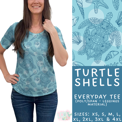 Batch #530 - Sea Life - Closes 5/15 - ETA mid July -  Turtle Shells Everyday Tee