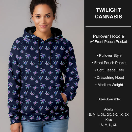 B266 - Preorder Twilight Cannabis Pullover Hoodie (Closes 12/17. ETA late Feb.)