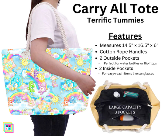 Terrific Tummies Carry All Tote w/ Zipper