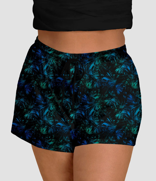 RTS - Tie Dye Palms Jogger Shorts