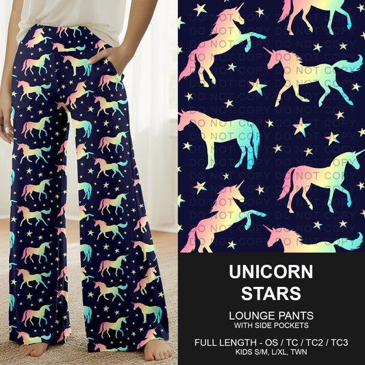 B265 - Preorder Unicorn Stars Lounge Pants (Closes 12/14. ETA mid Feb.)